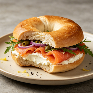 Smoked Salmon Bagel