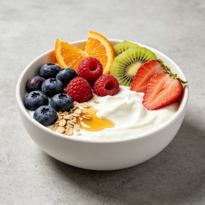 Fresh Fruit & Greek Yogurt Bowl